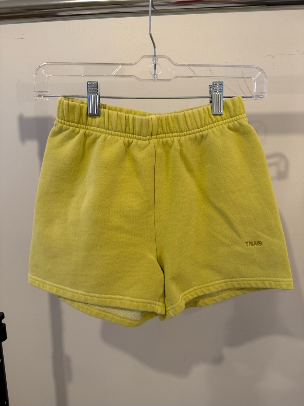 TNA Yellow Sweat Shorts
